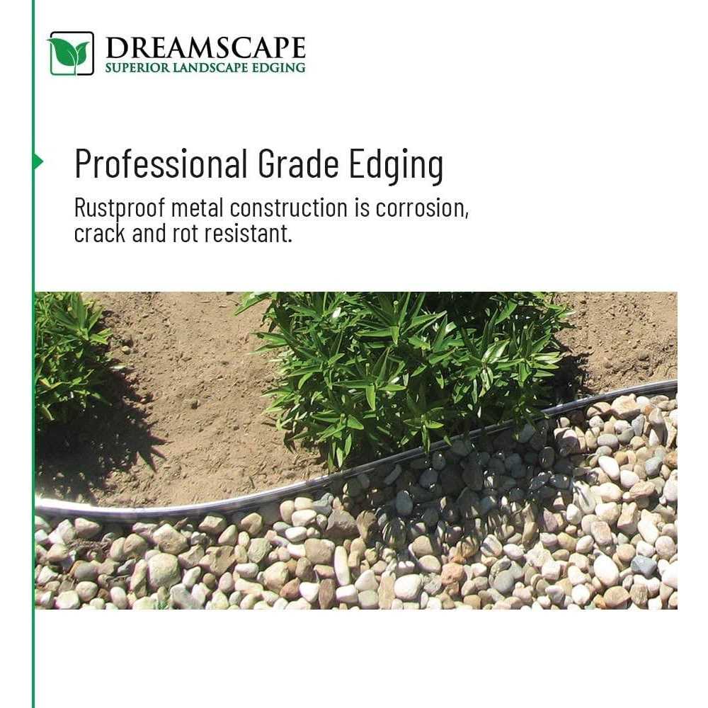 Dreamscape E-Z Edge Aluminum Landscape Edging Strips - MT - Mrs Treak