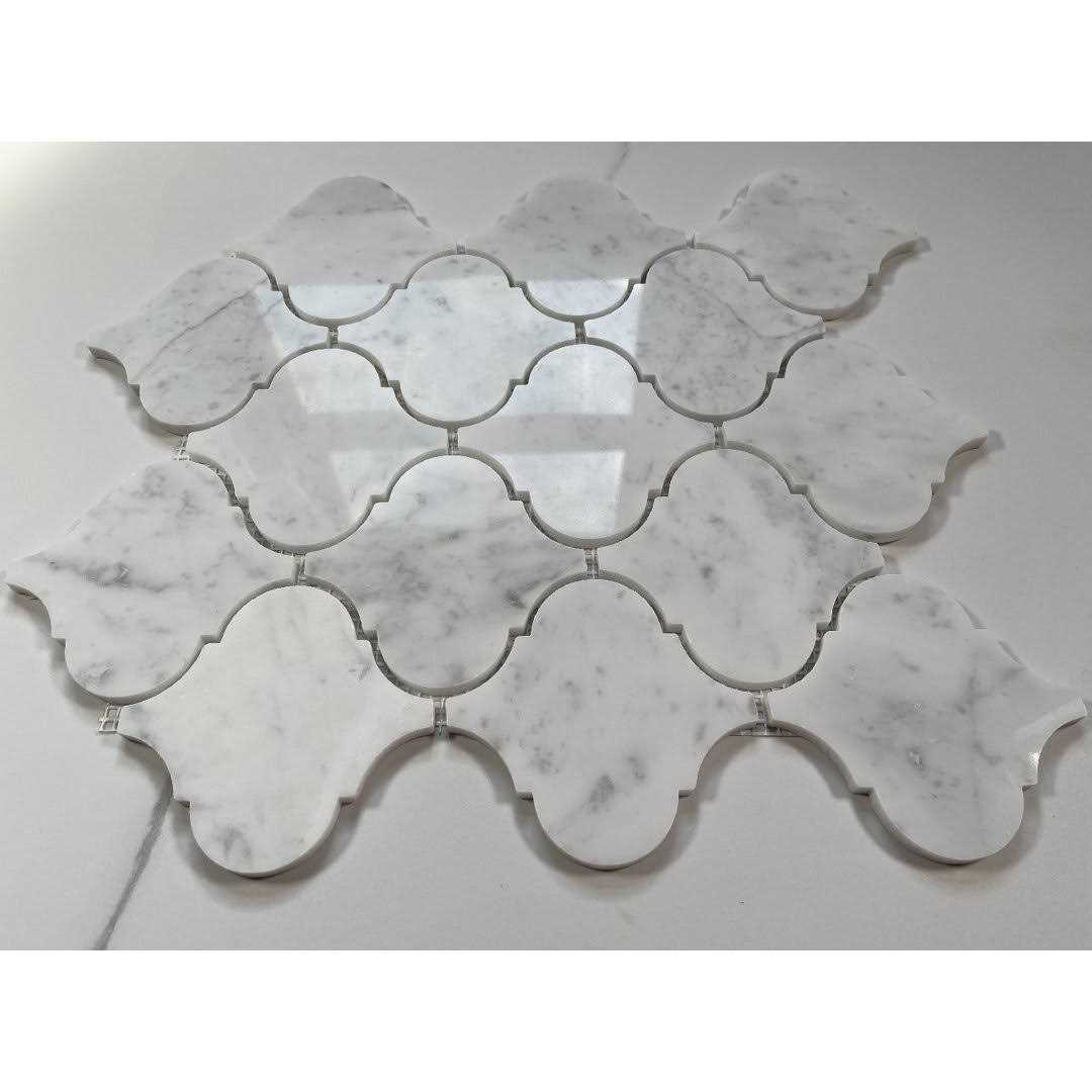 Marble Online Arabesque Marble Baroque Lantern Mosaic Tile - MT - Mrs Treak