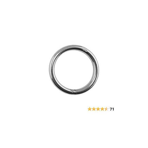 US Stainless Stainless Steel 316 Round Ring Welded Marine Grade - MT - Mrs Treak