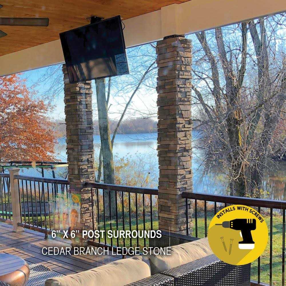 M-Rock P-Series 5 in x 20 Ledge Stone Concrete Stone Veneer - MT - Mrs Treak