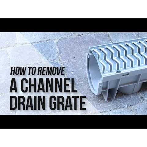 Source 1 Drainage Trench & Driveway Channel Drain with Galvanized Steel Grate - MT - Mrs Treak