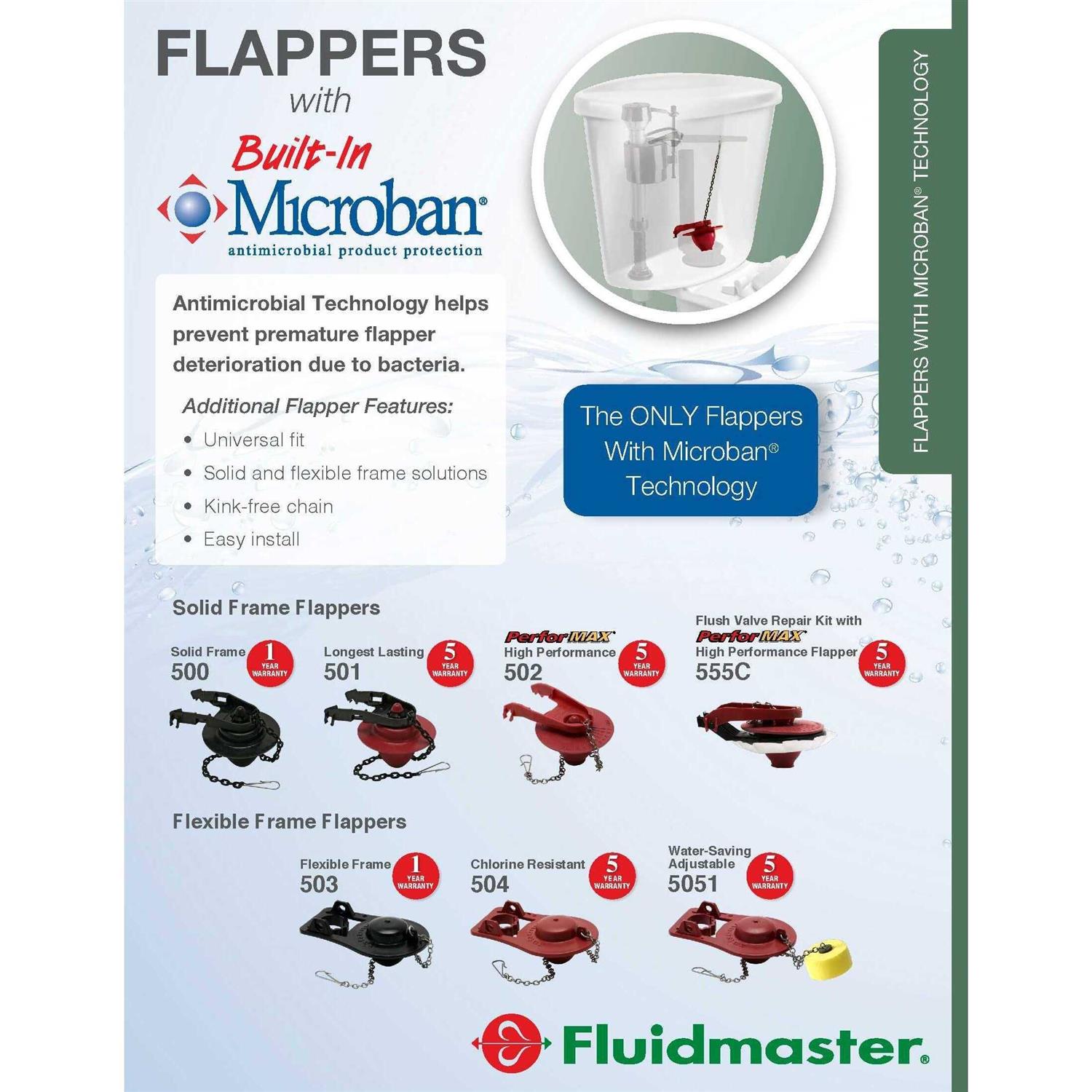 Fluidmaster 504 Super Flapper - MT - Mrs Treak