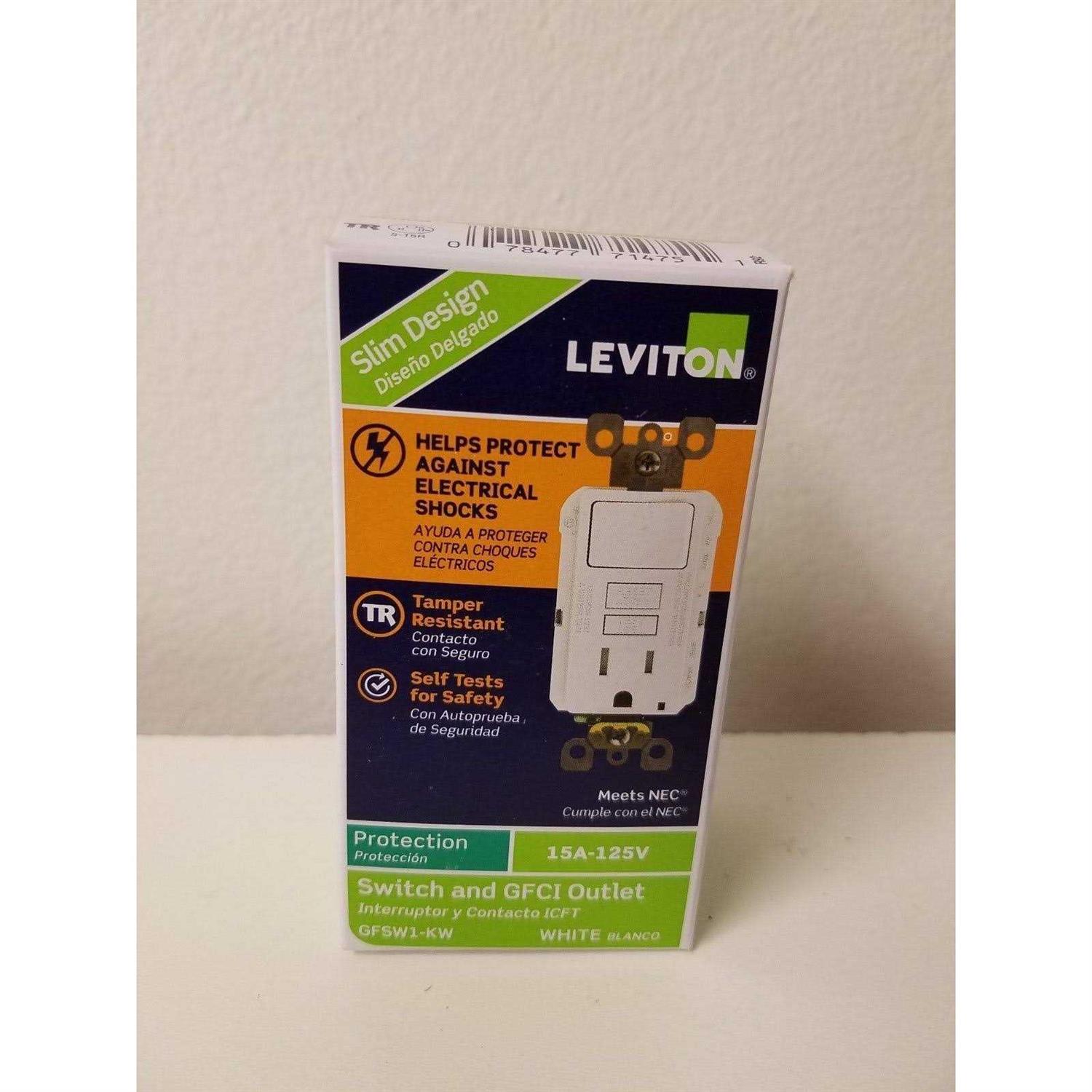 Leviton GFRBF-W Slim Blank GFCI - MT - Mrs Treak