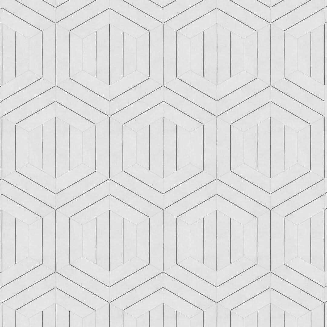 Merola Tile Portas Savona Hex 9 x 10 Porcelain Patterned Wall & Floor Tile - MT - Mrs Treak