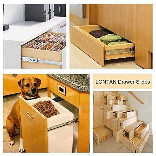 LONTAN 22 Inch Soft Close Drawer Slides Drawer Slides - MT - Mrs Treak