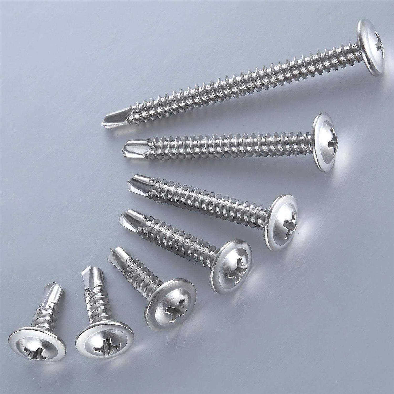Wensilon Phillips Truss Head Wood Screws Stainless Steel 410 Quick Metal Self Tapping - MT - Mrs Treak