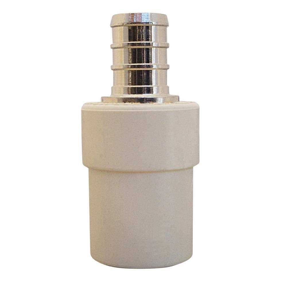 XFITTING 1/2 Pex X 3/8 OD Compression Straight Adapter - MT - Mrs Treak