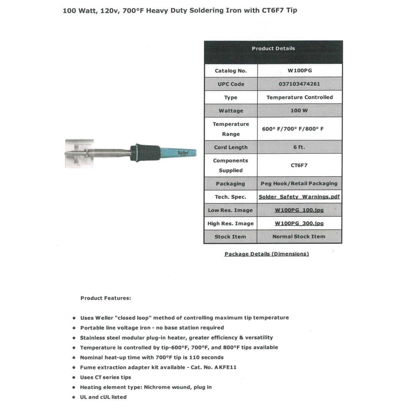 Weller T0051403099 Solder Wire - MT - Mrs Treak