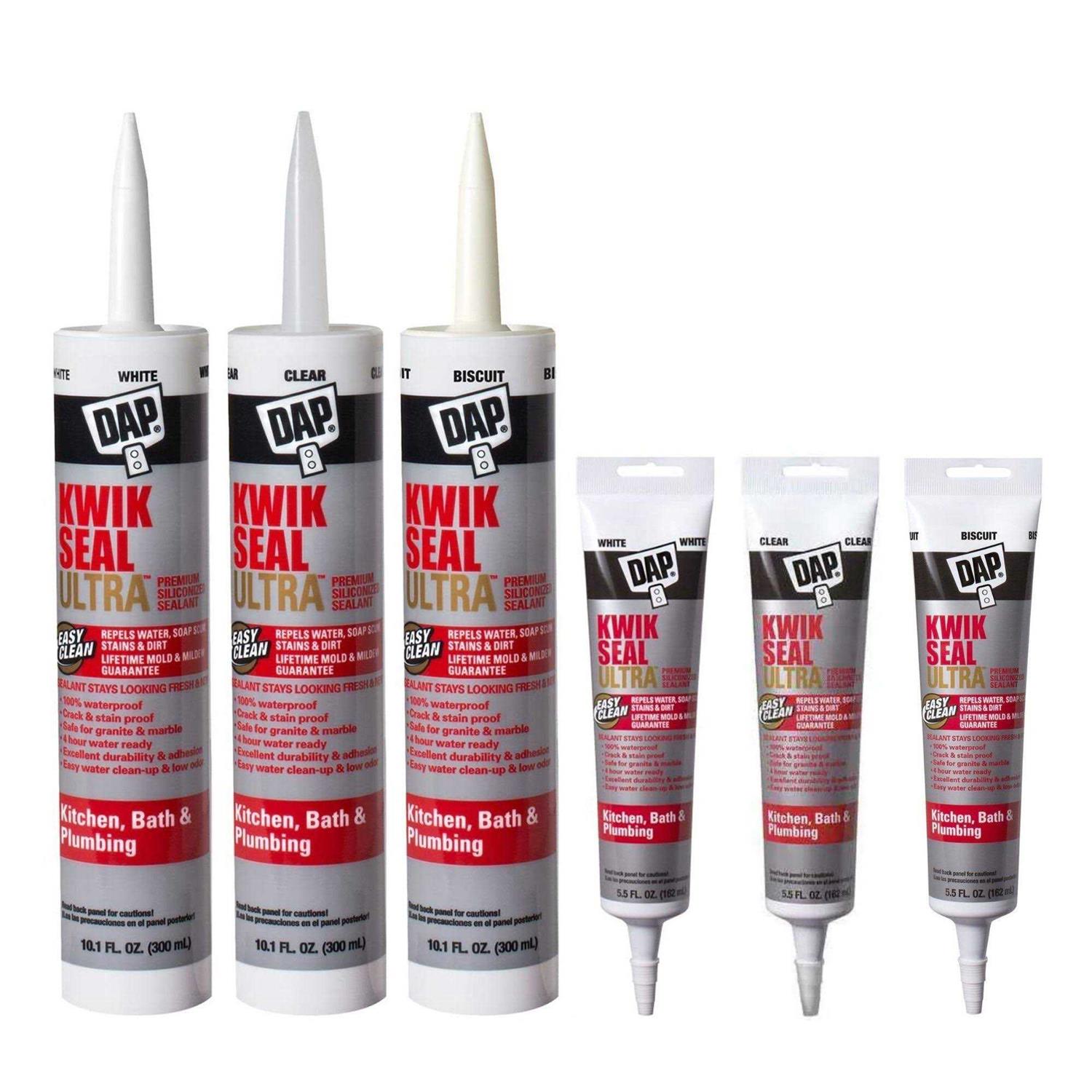 Dap Kwik Seal Plus Kitchen Bath Adhesive Caulk - MT - Mrs Treak