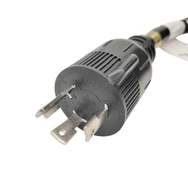 parkworld 10/3 30 Amp NEMA L6-30 Extension Cord NEMA L6-30P to L6-30R - MT - Mrs Treak