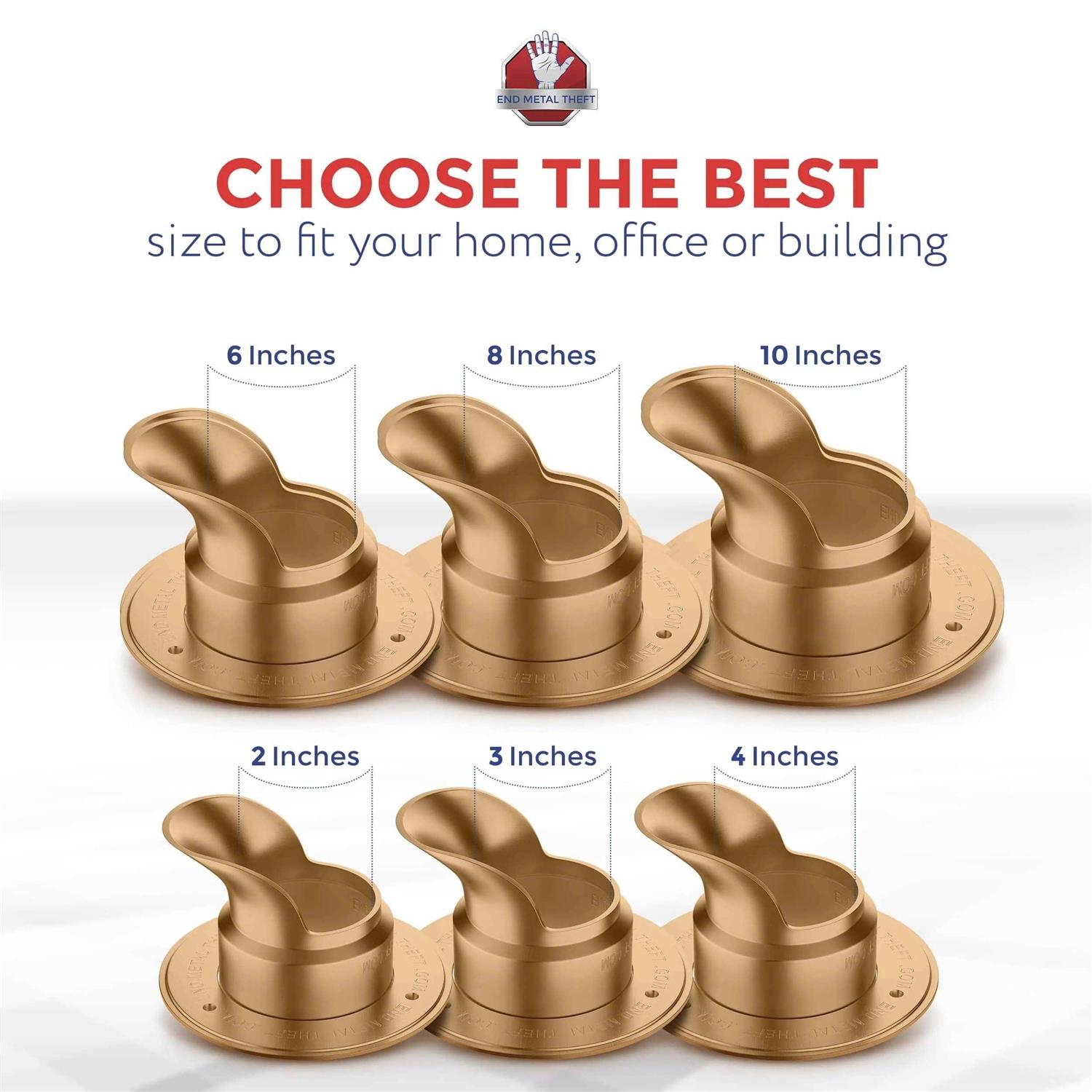 End Metal Theft Plastic Downspout Nozzle and Parapet Overflow Replace Brass Copper Downspout Nozzles and Protect Your Property From Metal - MT - Mrs Treak