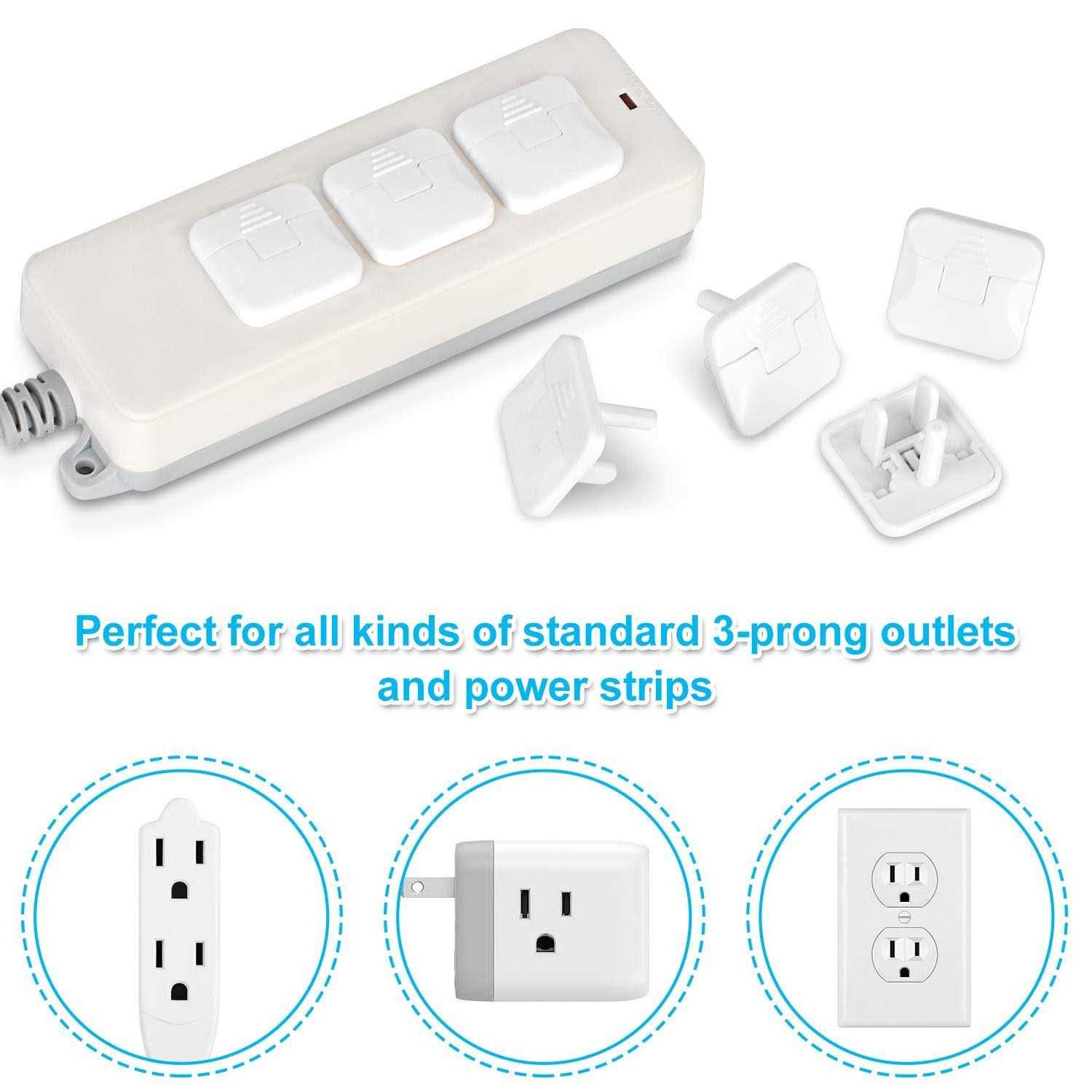 Outlet Covers Wall Plates -Duplex Outlet Covers 1-Gang Standard Size Wall Plate for Outlets - MT - Mrs Treak