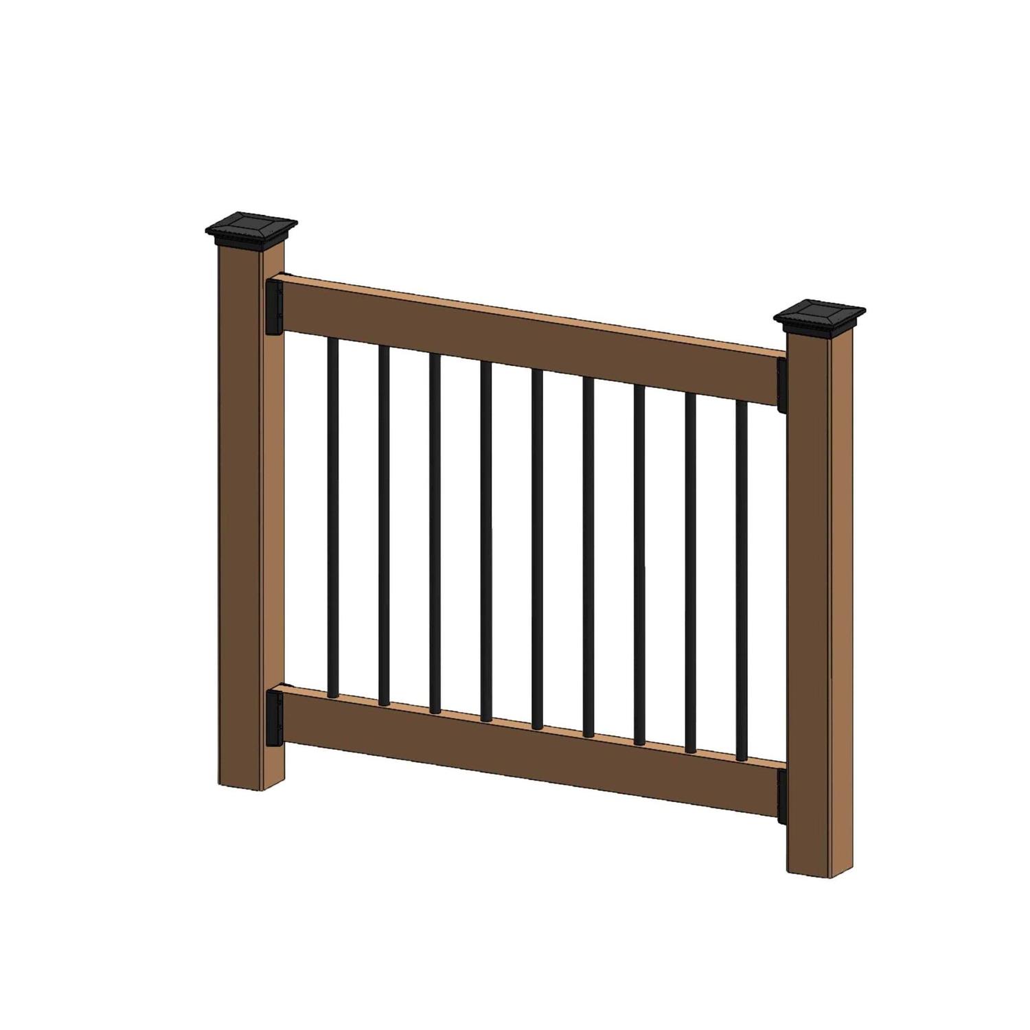 Fortress Building Products Vintage Steel Round Deck Railing Baluster - MT - Mrs Treak