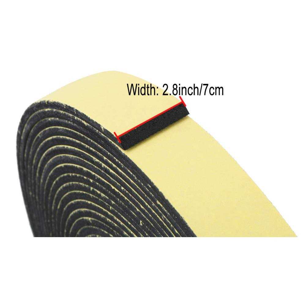 ToLanbbt High Density Foam Insulation Tape Adhesive Seal - MT - Mrs Treak