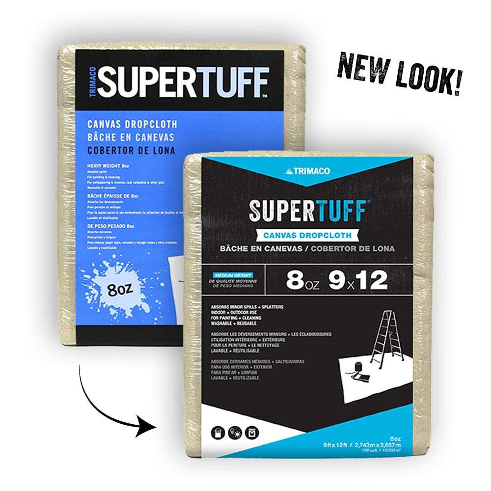 Trimaco Stay Put Vinyl 9-ft x 12-ft Drop Cloth - MT - Mrs Treak