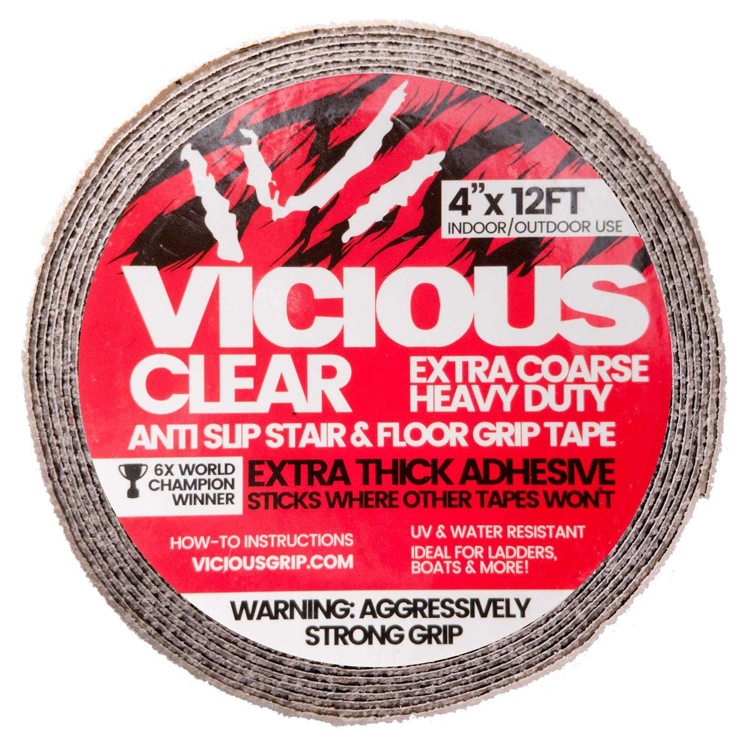 Vicious Anti Slip Tape 15′ Roll Extra Coarse - MT - Mrs Treak