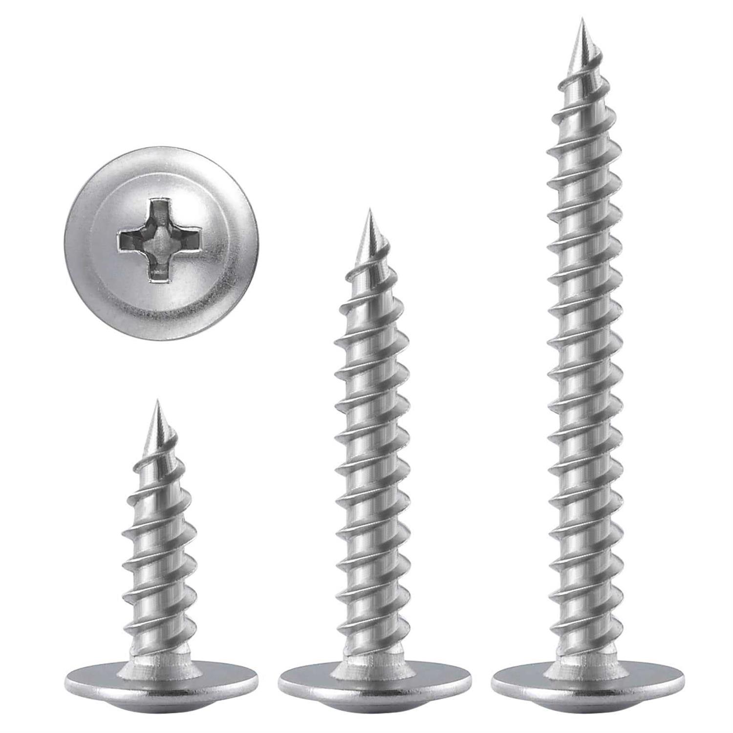 Wensilon Phillips Truss Head Wood Screws Stainless Steel 410 Quick Metal Self Tapping - MT - Mrs Treak