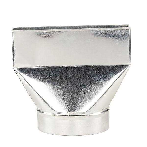 Master Flow 10 in. x 10 in. to 8 in. Ceiling Register Box CRB10X10X8 - MT - Mrs Treak