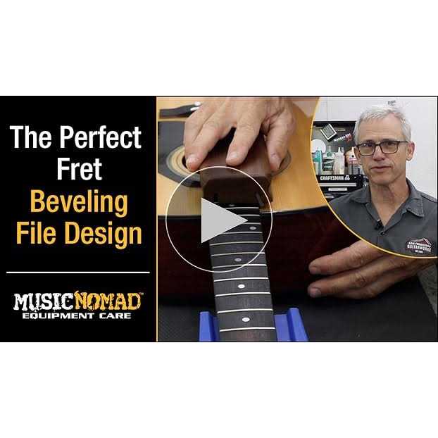 Music Nomad 6 pc. Electric Guitar Diamond Coated Nut File Set - MT - Mrs Treak