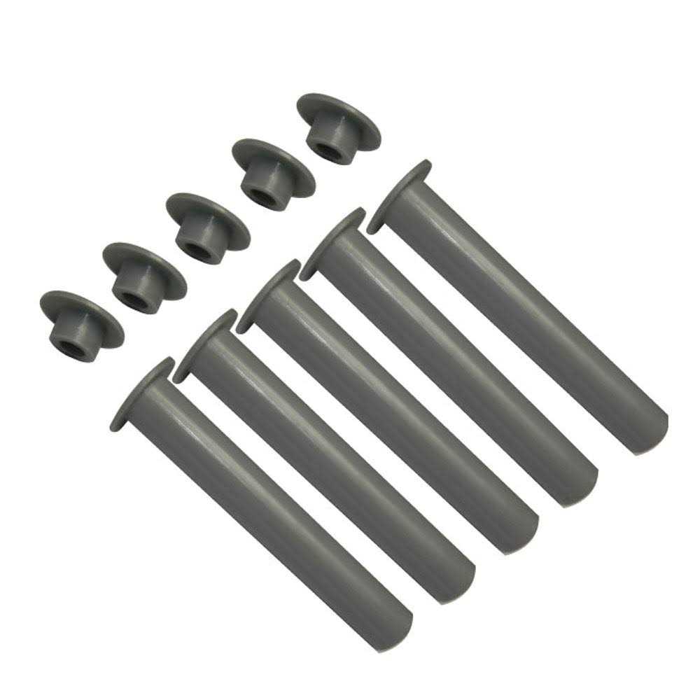 Pool Fence DIY 4×0.625 Plastic Sleeve and Cap in Gray - MT - Mrs Treak