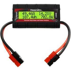 Powerwerx Watt Meter DC Inline Power Analyzer 45A Continuous WattMeter-MC4 - MT - Mrs Treak