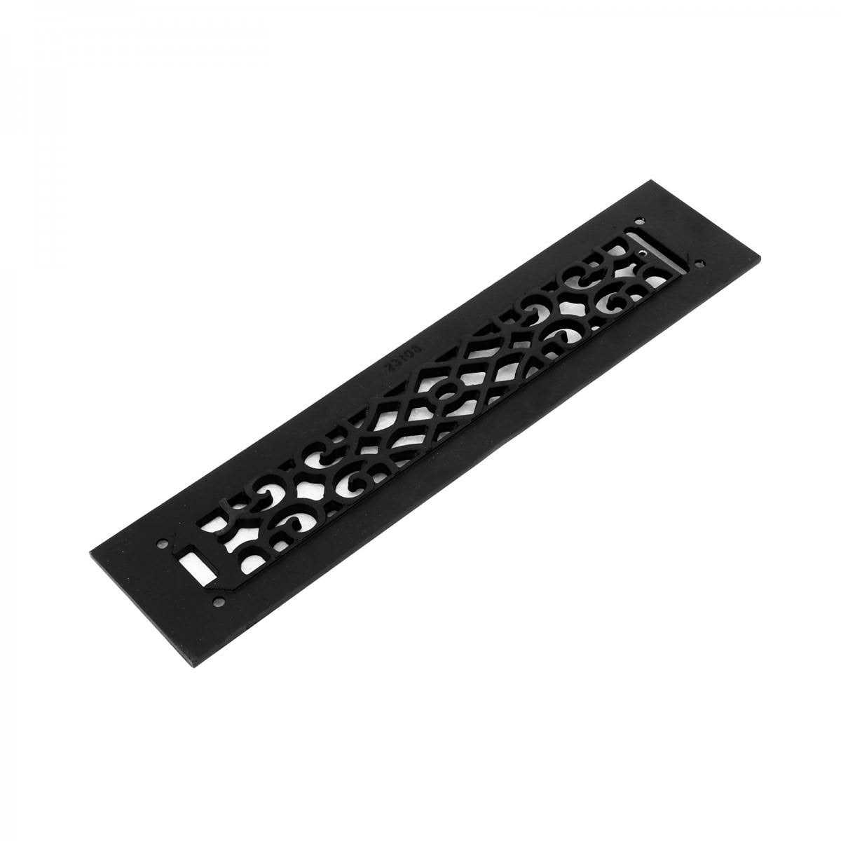 The Renovators Supply Inc. Floor Heat Air Register Grille Cast Aluminum Victorian Overall - MT - Mrs Treak