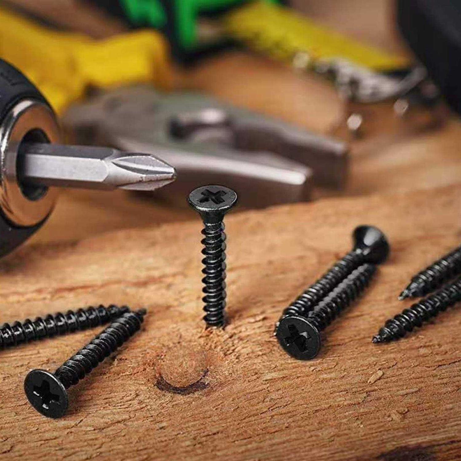 Wood Screw 100Pcs 18-8 304 Stainless Steel Screws Flat Head Phillips Fast Self Tapping Drywall Screws By Sg Tzh - MT - Mrs Treak