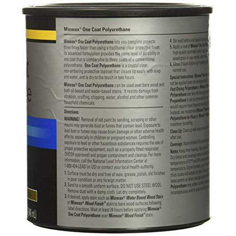 Minwax One Coat Polyurethane - MT - Mrs Treak
