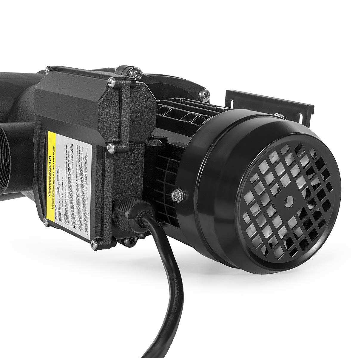 XtremepowerUS 2HP In-Ground Swimming Pool Pump Variable Speed 2 Inlet 230v High Flo w/ Slip-on Fitting - MT - Mrs Treak