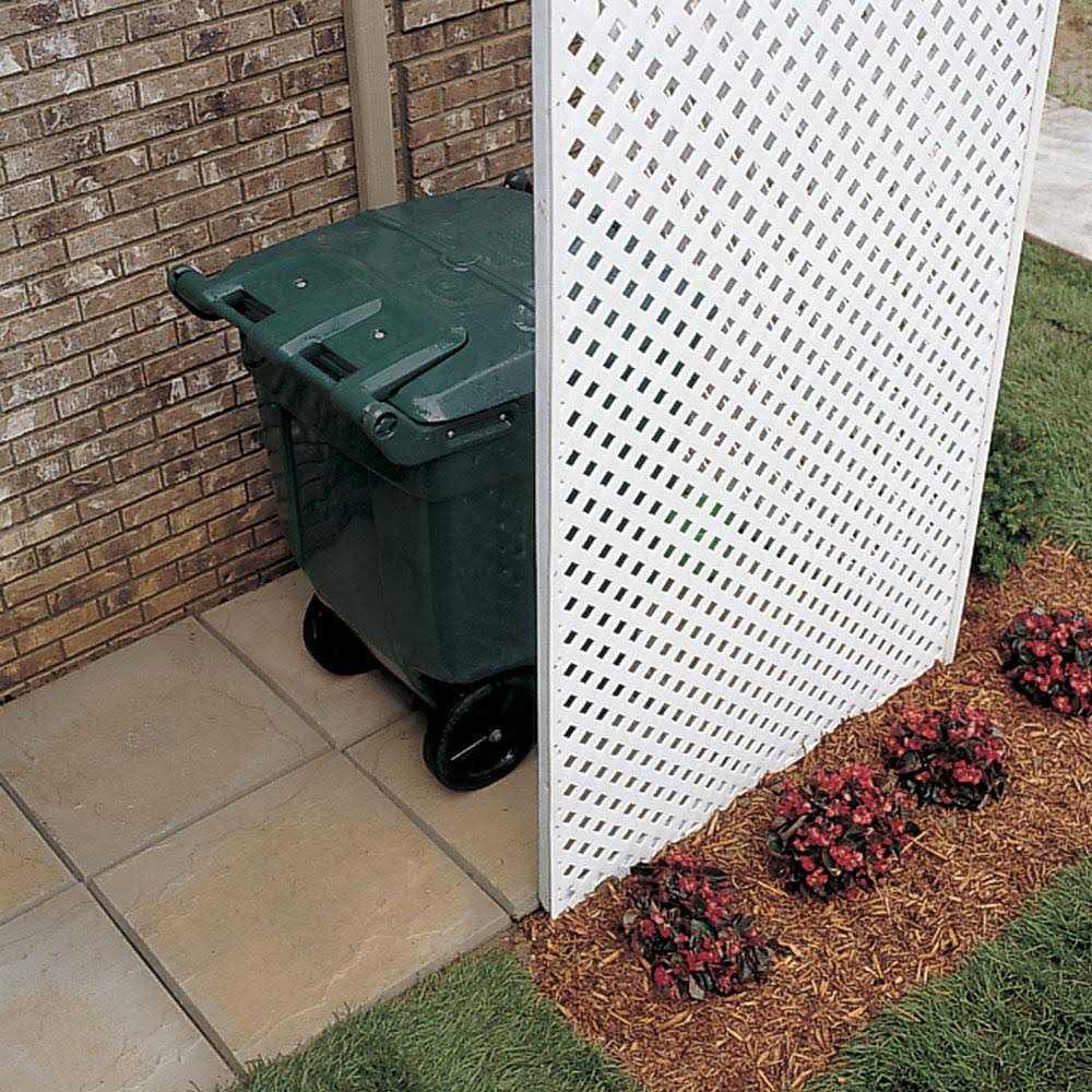 Veranda 4 ft. x 8 ft Garden Vinyl Lattice - MT - Mrs Treak