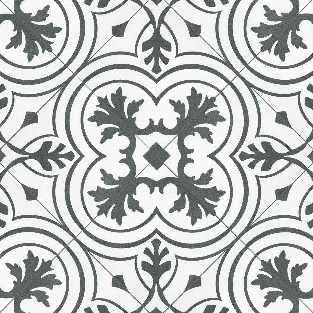 Merola Tile Triplex Real Black 7-3/4 in. x 7-3/4 in. Ceramic Wall Tile - MT - Mrs Treak