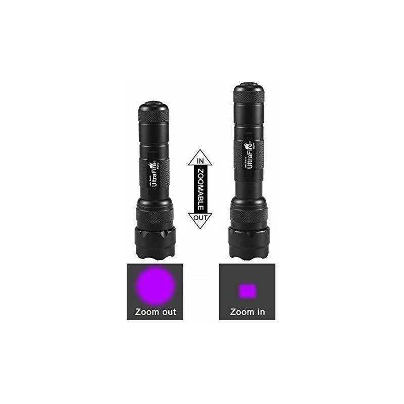 UltraFire Black Light UV Flashlight Super Power UV 395-405 nm Led WF-502B Blacklight Flashlights for Leak Detector - MT - Mrs Treak