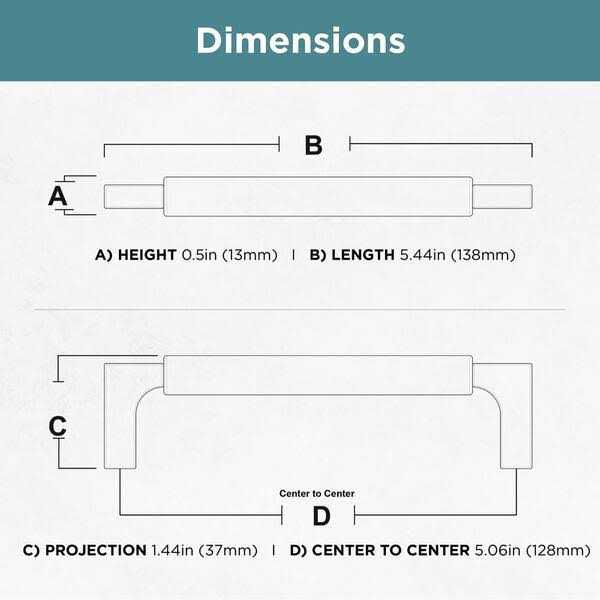Liberty Artesia Center-to-Center Champagne Bronze Drawer Pull - MT - Mrs Treak