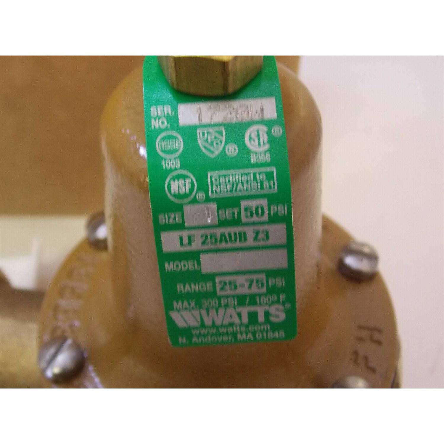 Watts 0009257 Pressure Reducing Valve - MT - Mrs Treak