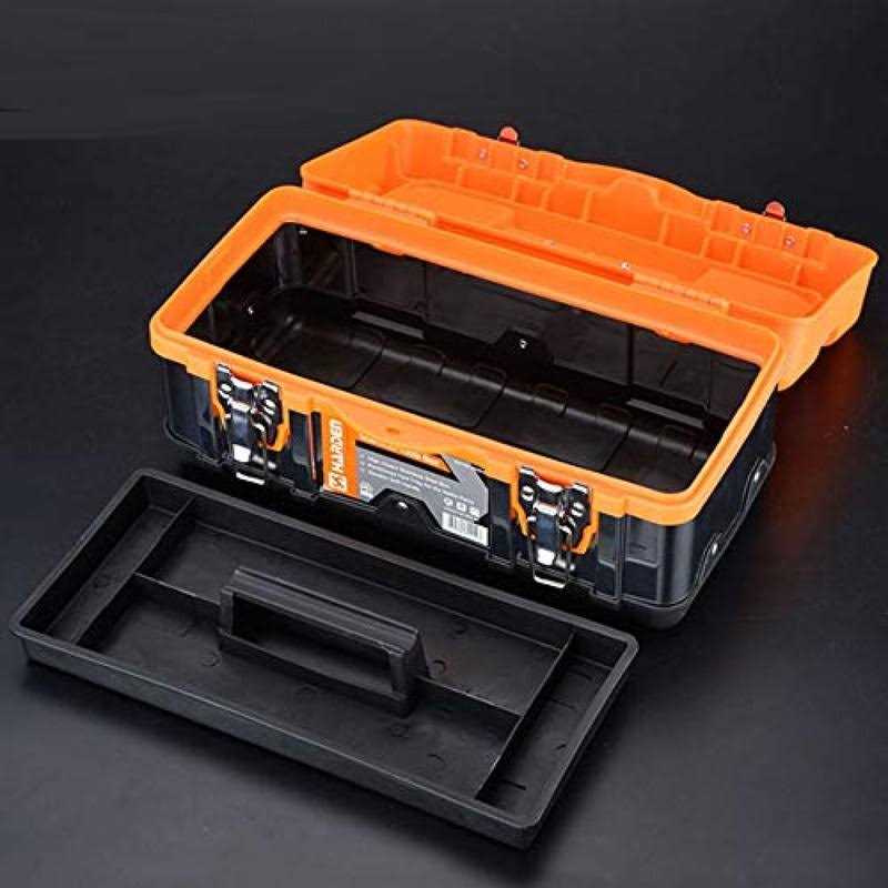 Proto 20 inchw Steel, Safety Red Portable Tool Box, Powder Coated, 9-1/2 inchh, Size: 2 in - MT - Mrs Treak