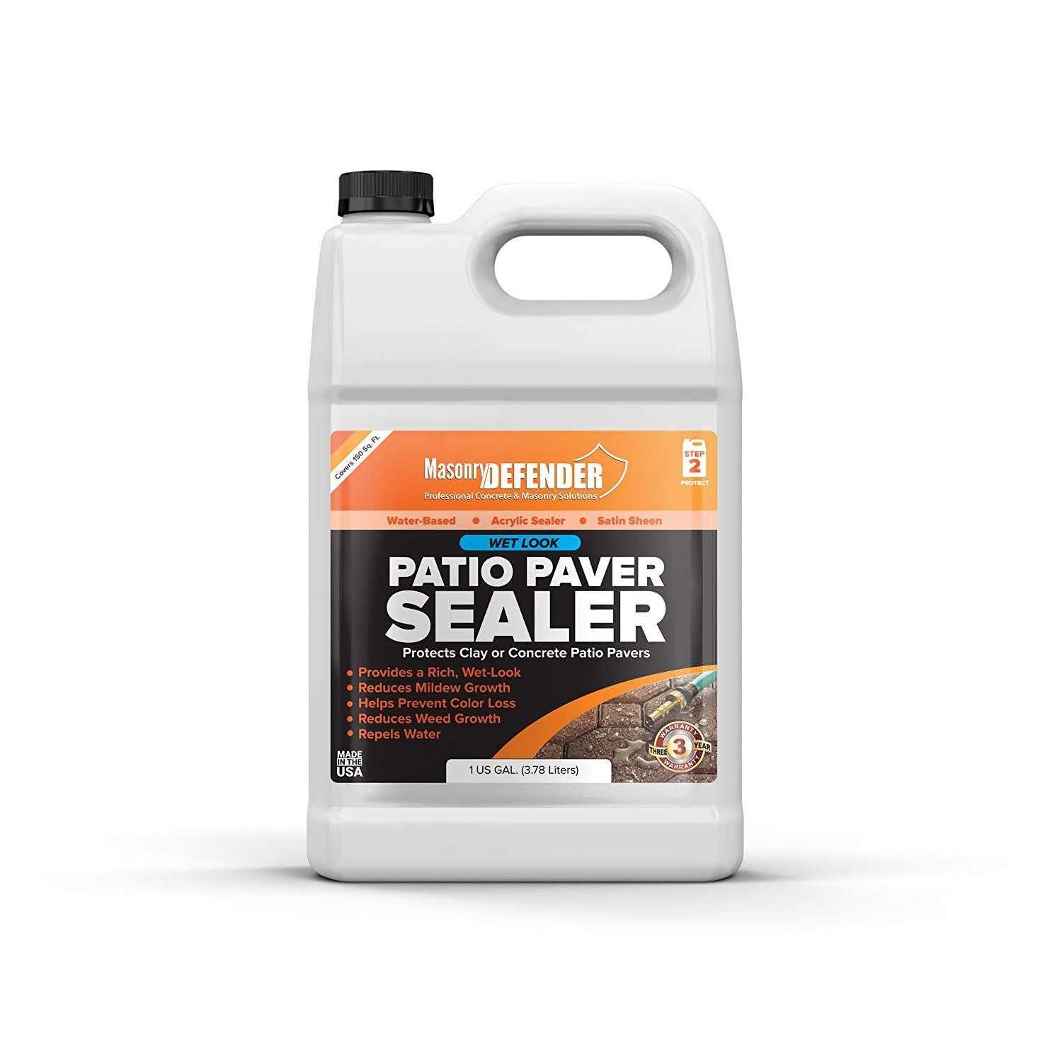 masonrydefender Gloss Wet Look Patio Paver Sealer 1 gal - MT - Mrs Treak