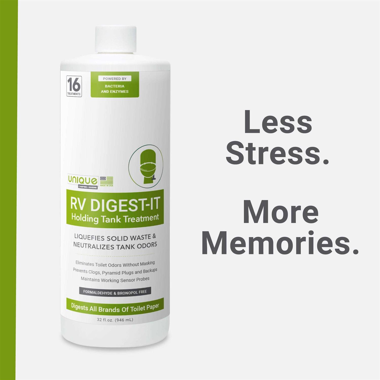 Unique RV Digest-It Black Tank Treatment Concentrated Drop-In Pod Toilet Treatment - MT - Mrs Treak