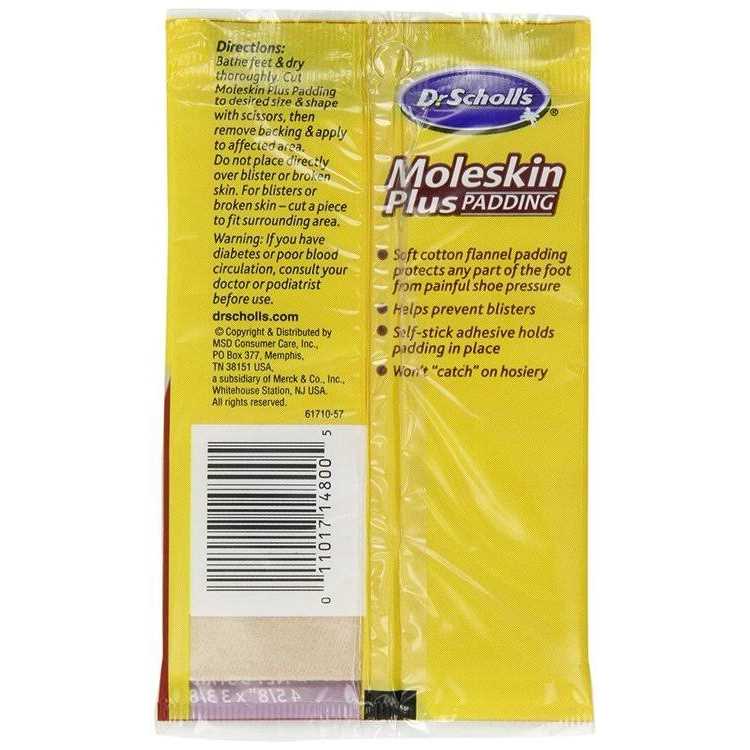 Dr Scholl’s Moleskin Plus Padding - MT - Mrs Treak
