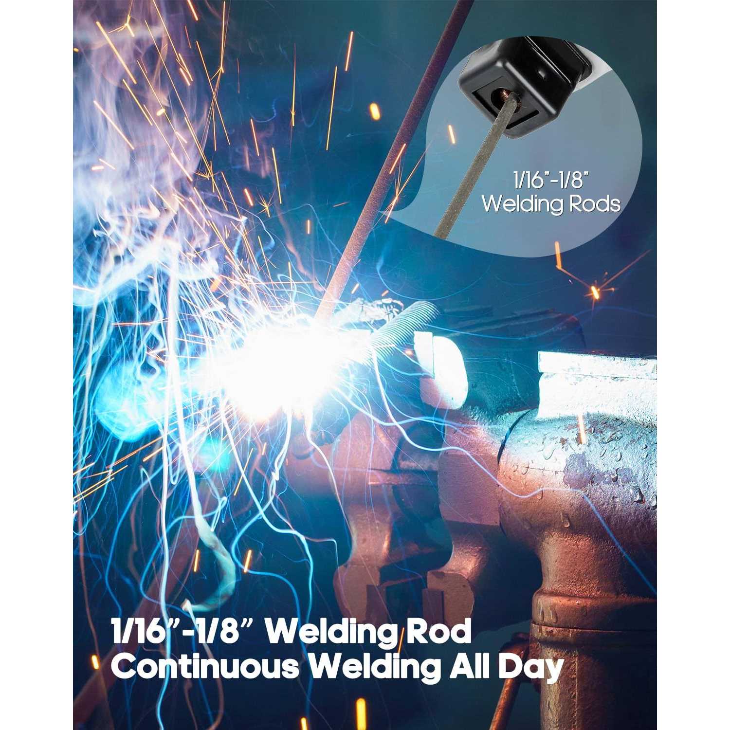 Welder Extension Cord Heavy Duty 25 Feet 6-50 Nema R Plug Lighted Welding Cord with ETL Approved - MT - Mrs Treak