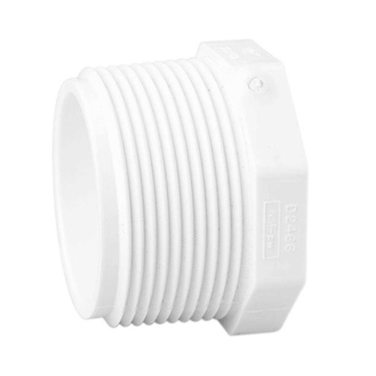 NDS 41P0 Schedule 35 4 in. Hub each X 4 in. D Hub PVC Elbow - MT - Mrs Treak