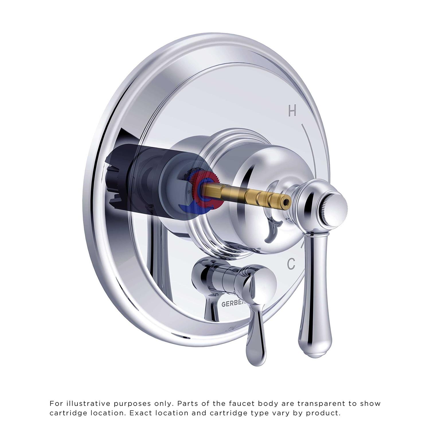 Danze DA603567 Round Stem Washerless Cartridge–Tub and Shower - MT - Mrs Treak