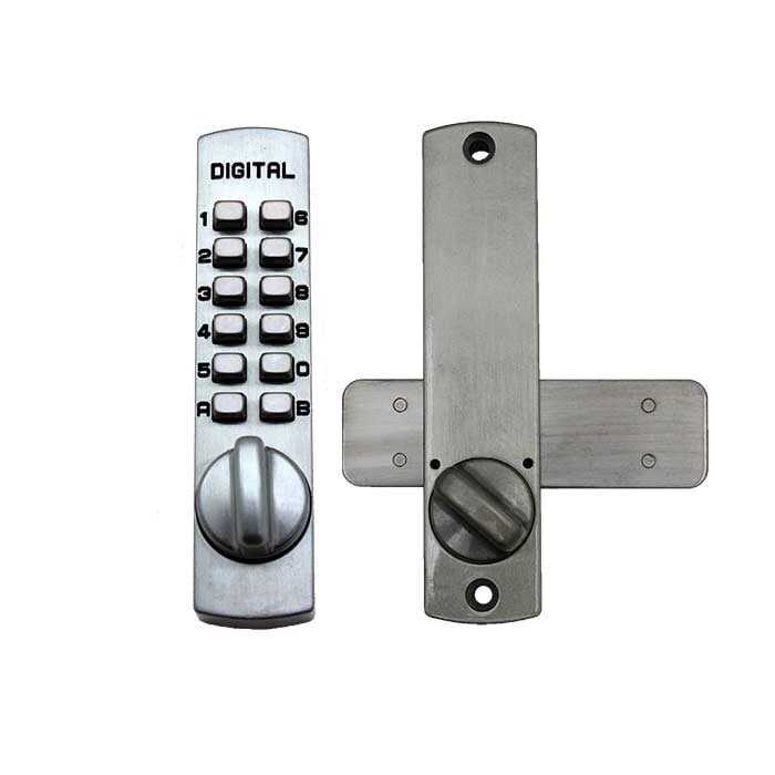 Lockey Mechanical Keyless Lever Lock With Passage Double Combination 2835-DC-SC - MT - Mrs Treak