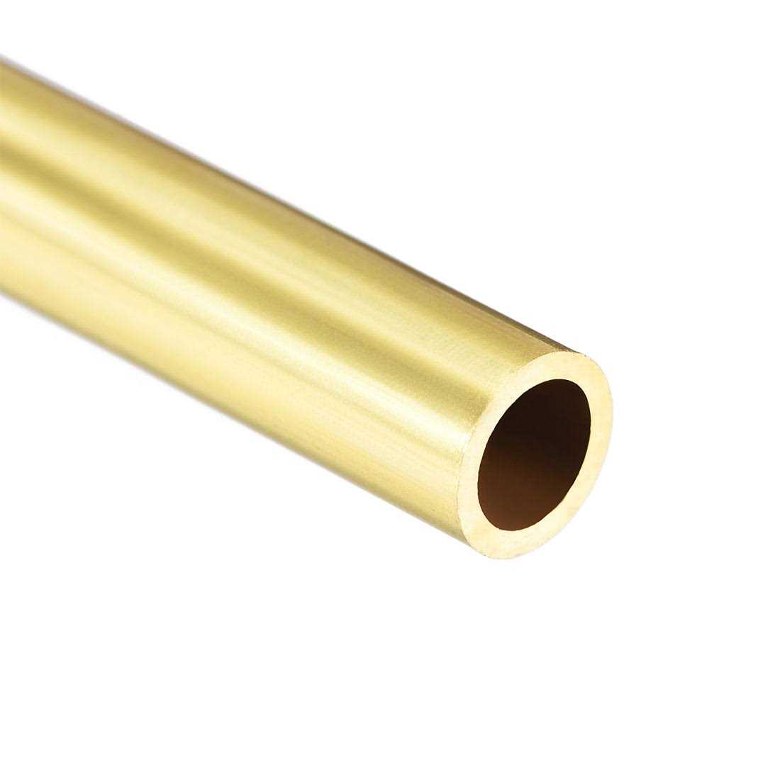 uxcell Brass Round Tube OD Wall Thickness 300mm Length - MT - Mrs Treak