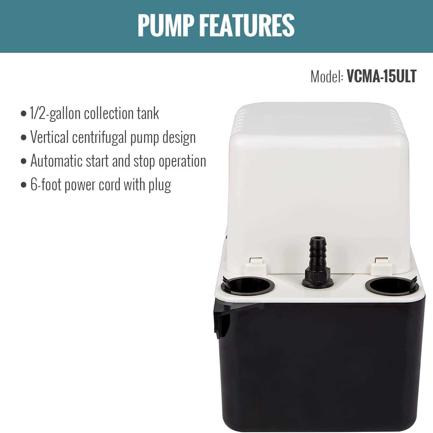 Little Giant Condensate Removal Pump VCMA-15ULST 554415 - MT - Mrs Treak