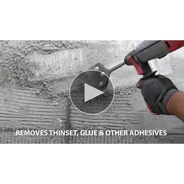 Thinset Removal Bit 3 in. x 10 in. SDS-Plus Scaling Chisel 3TRBSPSFL - MT - Mrs Treak