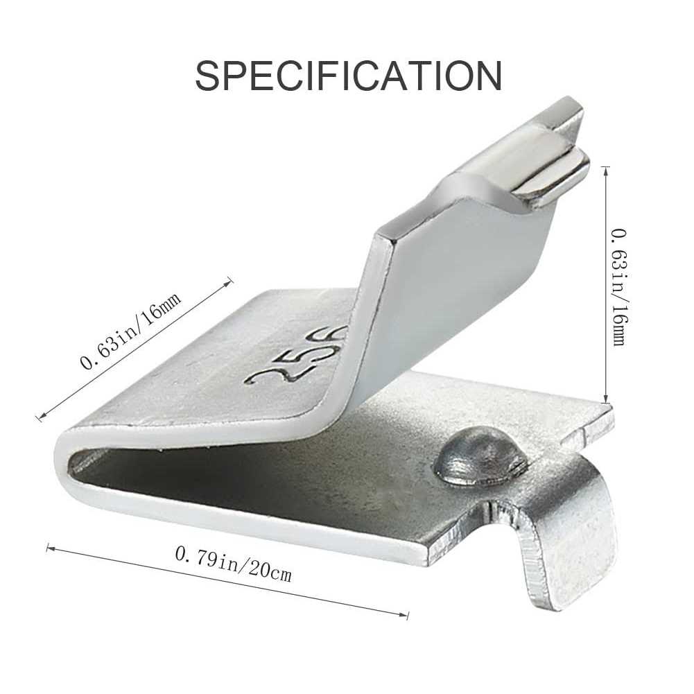 Shelf Clips Adjustable Supports Clip for 255 Standard Pilaster - MT - Mrs Treak