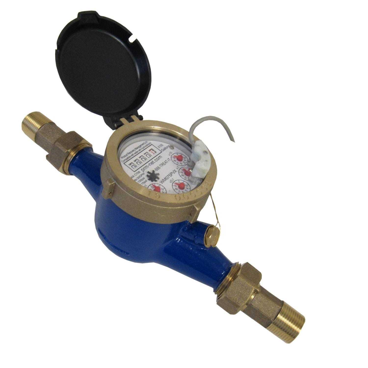 Product Recovery Management, Inc. Multi-Jet Brass Totalizing Water Meter - MT - Mrs Treak