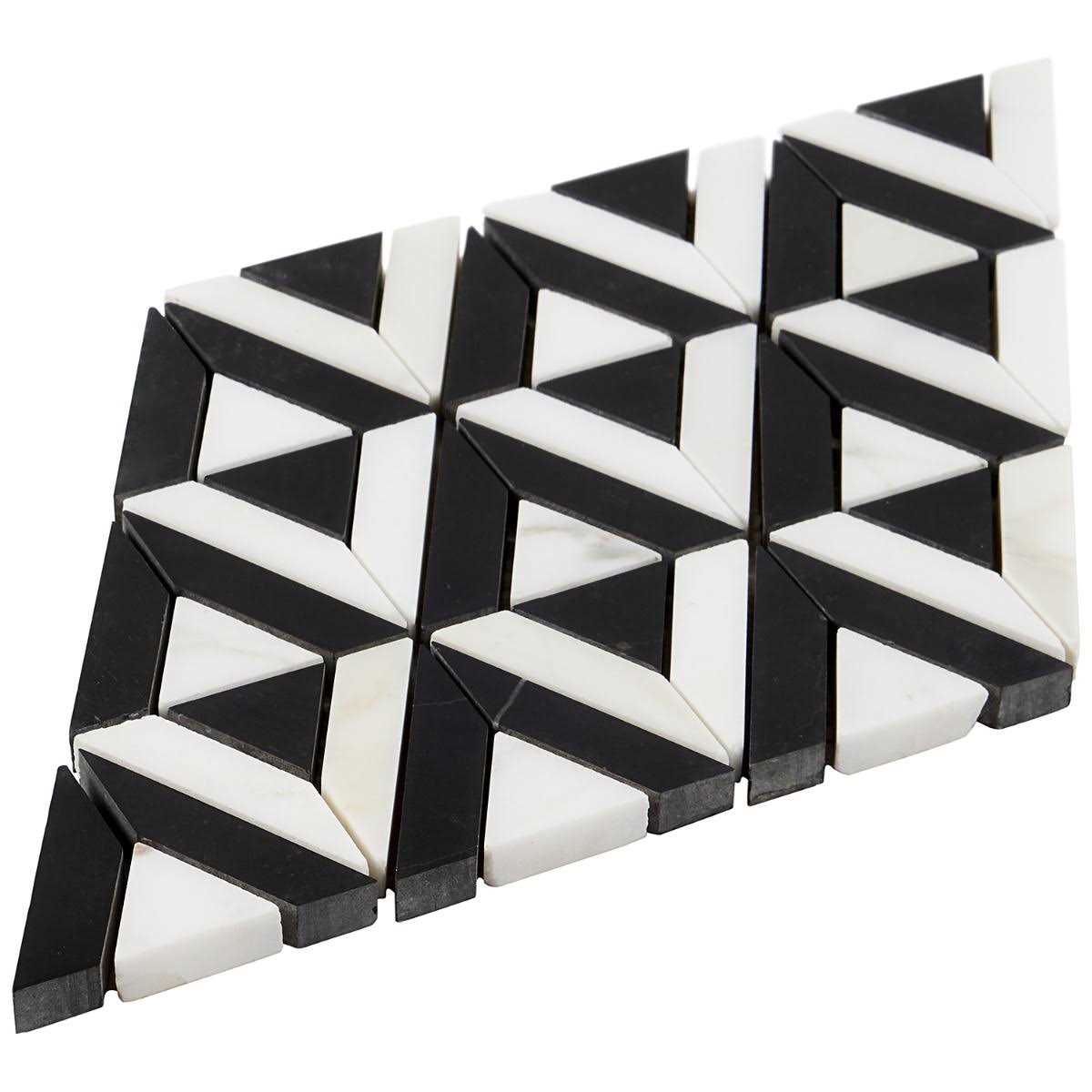 Florey Random Sized Marble Random Mosaic Wall & Floor Tile Ivy Hill Tile - MT - Mrs Treak