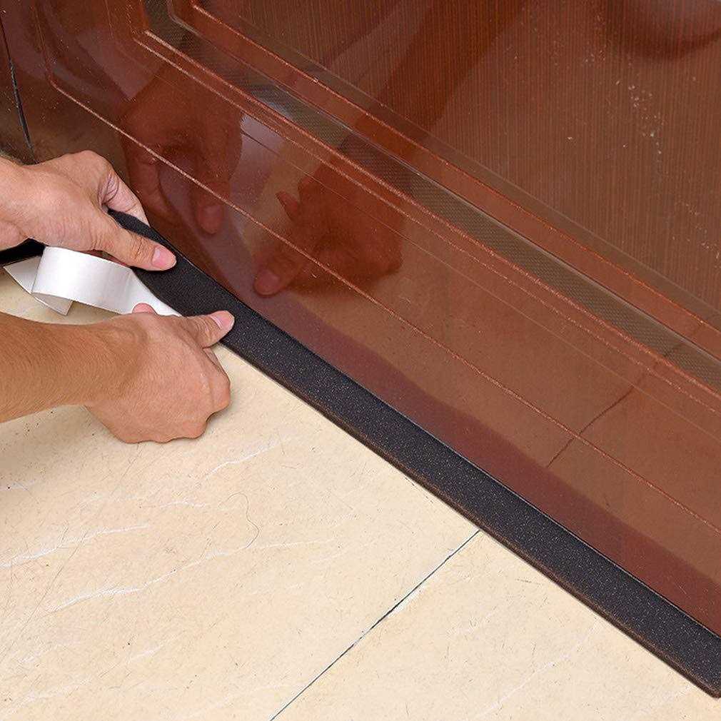 Dualplex Adhesive V Shape Weather Stripping Weatherstrip Flex Seal Strip Foam Door Frame Insulation Side Jamb Bottom Groove Gap Filler Soundproof V - MT - Mrs Treak