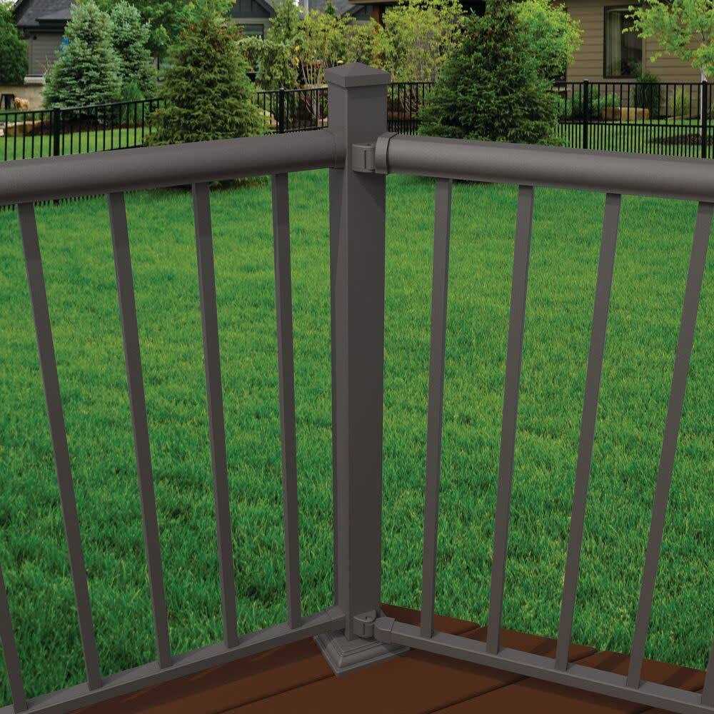 VersaRail Aluminum Post with Trim Barrette Outdoor Living - MT - Mrs Treak